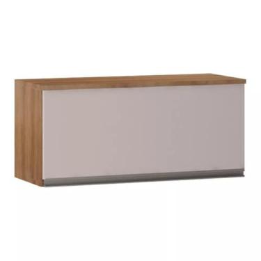 Imagem de Armário Aéreo 70cm 1 Porta Basculante Diana Luciane Móveis, Avelã com 