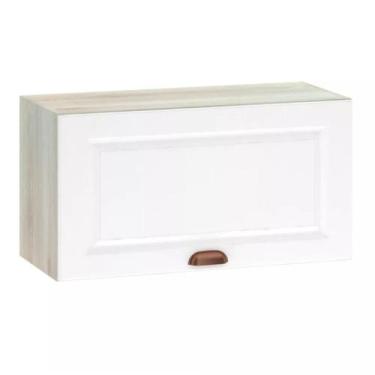 Imagem de Armário Aéreo Basculante 80 cm 1 Porta Agatha Luciane Móveis, Legno Cr