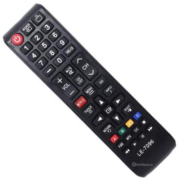 Imagem de Controle Remoto Compatível Para TV Samsung Com Botão Netflix - SK7096 