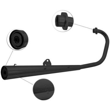 Imagem de Escapamento Moto Honda Titan 150 Esd 2004 À 2008 Gemoto Modelo Origina