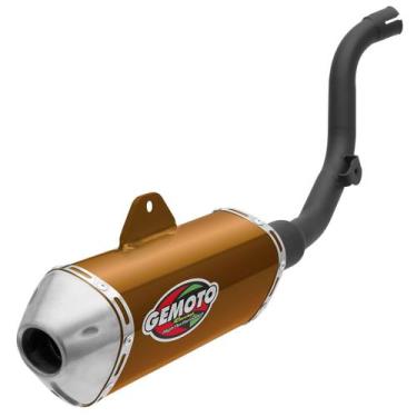 Imagem de Ponteira Gemoto Racing 3 Trioval Crf 250f, DOURADO