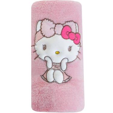 Imagem de Manta com Aplique Flannel Fleece Turma da Hello Kitty 100x75
