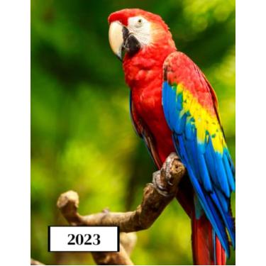 Imagem de 2023: Agenda semainier au format A4 - Année civile (Janvier à Décembre 2023) - Intervalles d'1h (7h-22h) - Contacts, jours fériés, mots de passe, ... - Une semaine sur deux pages