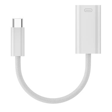 Imagem de AuviPal Adaptador USB C para Lightning 3 em 1, suporte (carregamento + dados + áudio), conversor USB C macho para Lightning fêmea para iPhone 16 série 15, iPad, MacBook e mais