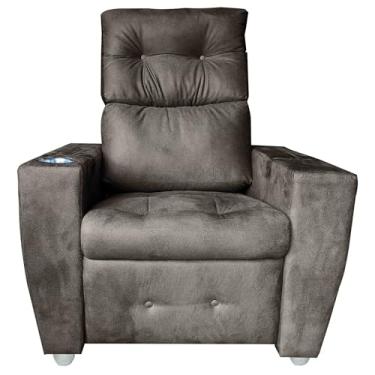 Imagem de Poltrona Para Idoso Reclinável 3 Posições Magazine Marrom