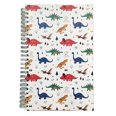 Imagem de Coast Pop Caderno espiral para crianças – Caderno de composição pautado para faculdade de 80 páginas – Caderno fofo infantil de 14 x 21 cm – Desenhos coloridos – Ideal para escrever, notas, diário –
