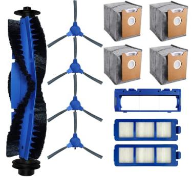 Imagem de Acessórios de peça de reposição compatíveis com a série Eufy G30 G35 G40, 1 escova principal, 1 capa de escova principal, 4 escovas laterais, 2 filtros Hepa, 4 sacos de poeira (G35 G40)