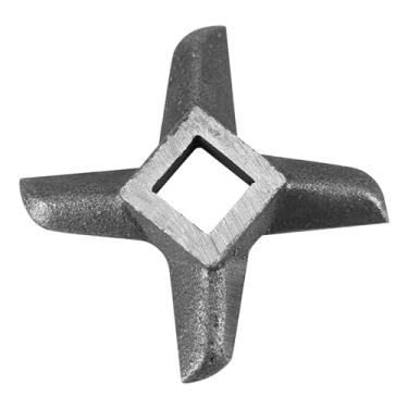 Imagem de Lâmina de moedor de carne, substituição de lâmina de cortador de carne profissional em aço em forma de cruz universal para substituição de salsicha caseira e batedeira (tamanho 17)