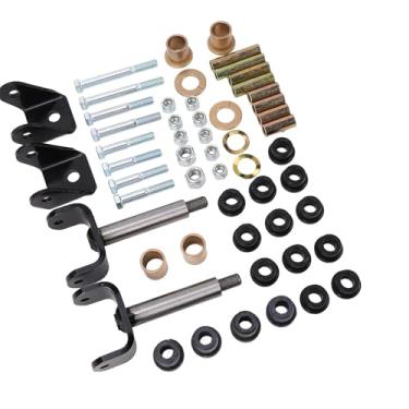 Imagem de Kit de Reparo Frontal do Carrinho 1016386 - Conjunto de Bucha de Eixo King Pin para Carrinhos de Gás e Elétricos DS Club Car, 54 Peças