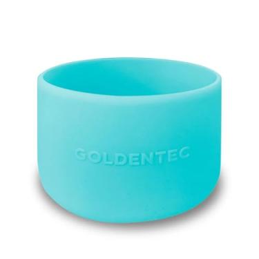 Imagem de GOLDENTEC - Capa de Silicone para Garrafas 350/500/750ml Goldentec Azul Claro