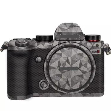 Imagem de Película protetora de vinil antirarranhões para câmera para Panasonic LUMIX S5 Mark II S5II S5IIX S5IIX S5M2 S5M2X (titânio triangular)