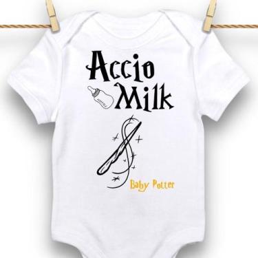 Imagem de Body Bebe Personalizado Accio Expecto Mandrake Harry Potter - loja din