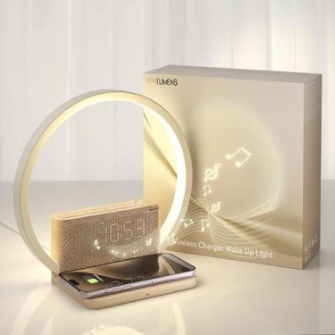Imagem de Carregador sem fio Sunrise Alarm Clock Vivilumens 10 White Noise