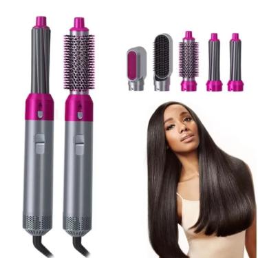 Imagem de Alisador de modelador de cabelo Hot Air Comb OEN 5 em 1 com ionizador