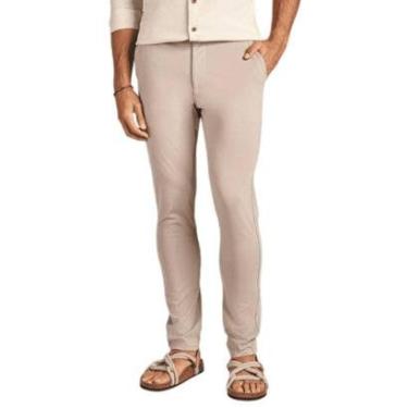 Imagem de Calça Social Masculina Lado Avesso Alfaiataria Bege - LH1743-Masculino