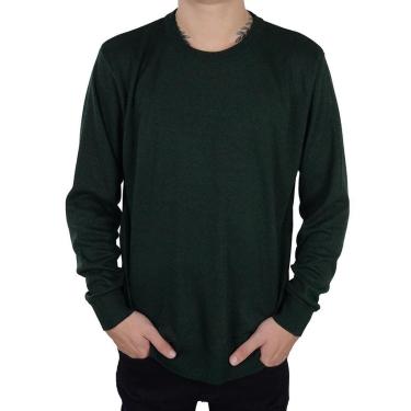 Imagem de Blusa Tricot Masculina Delkor Sueter Plus Size Verde - 59803-Masculino