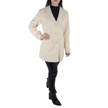 Imagem de Casaco Feminino Facinelli By Mooncity Médio Bege - 610259-Feminino