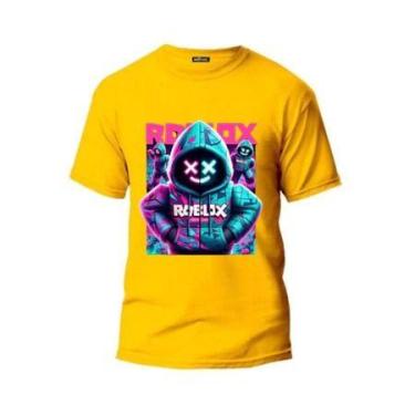 Imagem de Camisa Infantil e adulto Gamer Roblox IA 100% Algodão Unissex - loja d