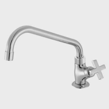 Imagem de Torneira para Cozinha com Bica Móvel de Mesa 1173 C 22 1/4V Nya Meber Metais Cromado