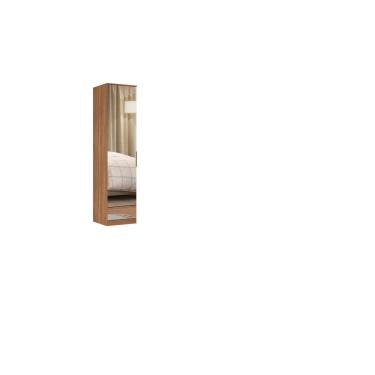 Imagem de Modulado de Quarto Guarda Roupa 71230K Irlanda c/ 1 Porta c/ Espelho - Demóbile