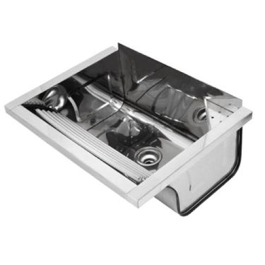Imagem de Tanque Inox Docol c/Válvula 35L Sobrepor - Alto Brilho  017051CH - 63x