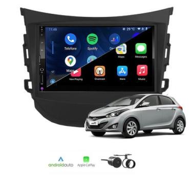 Imagem de Kit Multimídia HB20 2012 / 2019 7 Pol CarPlay AndroidAuto Sem Fio 8100
