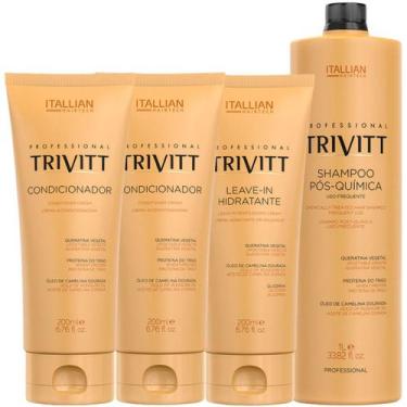 Imagem de Trivitt - Shampoo 1L + 02 Condicionador + Leave In - Itallian Hairtech