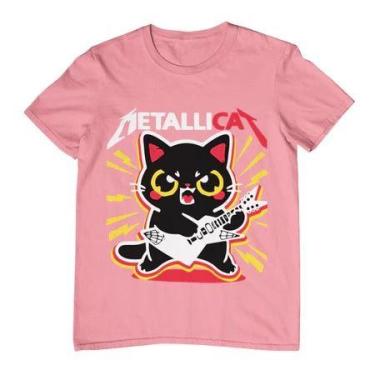 Imagem de Camiseta Camisa Estampada Feminino Masculino Ursinho Metallica - loja 