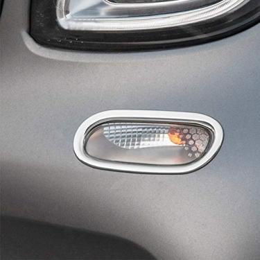 Imagem de SHIFENG Para Mercedes-benz Novo Smart fortwo 453 2015-2019 Carro seta Luz Moldura Adesivo Decoração Guarnição Capa Acessórios
