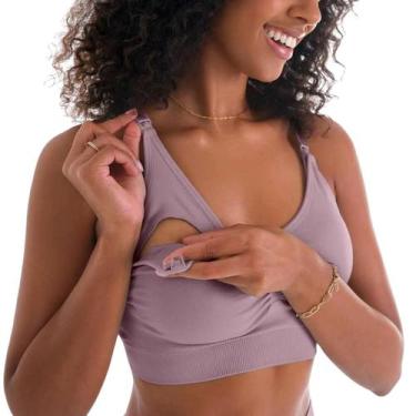 Imagem de Sutiã Amamentação Com Bojo Removível Zee Rucci - ZR0307003, LilásC638,