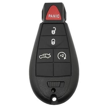 Imagem de Capa para chave de substituição Horande para Chrysler Town Country Dodge Durango Grand Caravan Journey Ram 1500 2500 3500 Jeep Grand Cherokee Ram 1500 2500 Controle remoto Prateleira para ventiladorHorande preto Horande