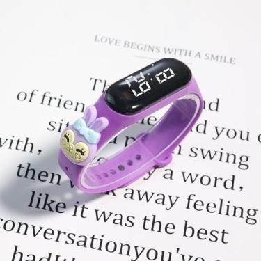 Imagem de Crianças Dos Desenhos Animados Relógio LED Digital Esportes De Pulso À