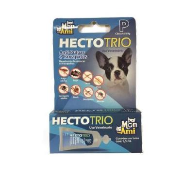 Imagem de Hectotrio Antipulgas e Carrapatos Cães P 0Kg a 8Kg - Mon Ami