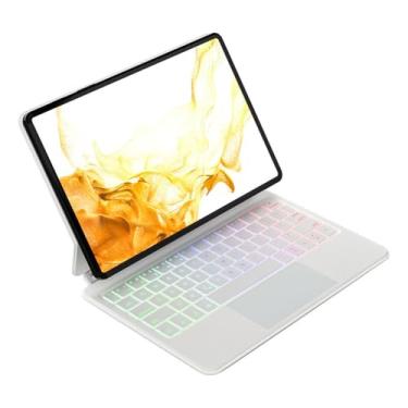 Imagem de Capa Para Tablet e Teclado Bluetooth Magnético Removível Para Samsung Tab S7 Plus/S8 Plus/S7 fe/S9Plus/S7+/S8+/S7/S8 /S9.