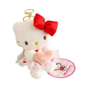 Imagem de Crianças Bonito Olá Kitty Chaveiro De Pelúcia Brinquedo De Pelúcia Car