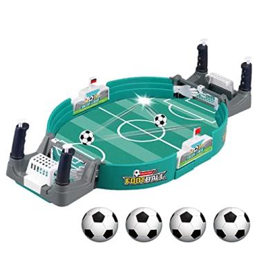 Imagem de Jogo interativo de pebolim de mesa - Mini jogo de mesa de futebol de mesa,Jogo de tabuleiro de mesa de pinball pebolim para adultos, crianças e família Littryee