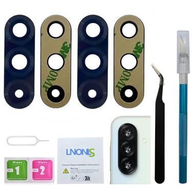 Imagem de LNONLS 2 peças de reposição de lente traseira para câmera traseira Galaxy A36 5G para Samsung A36 5G vidro de câmera traseira com adesivo pré-instalado e kit de ferramentas de reparo SM-A366E/DS