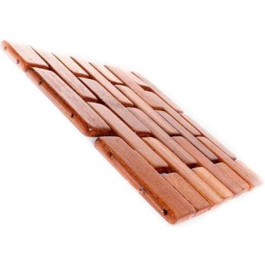 Imagem de Descanso Panela Mesa Cozinha 17x17 Bambu Jogo Americano. - NoBrand