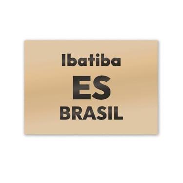 Imagem de Imã de Geladeira Ibatiba Espírito Santo MDF 8cm x 5cm
