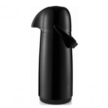 Imagem de Garrafa Termica Preta Com Pressao Superjato - 1l