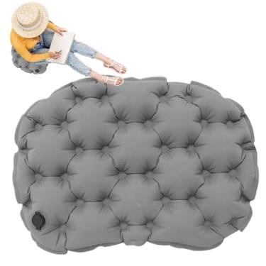 Imagem de Almofada Insuflável Para Assento, Almofada De Viagem Insuflável Portátil, Esteira De Sentar Leve Para Automóvel Campismo Escritórios Autocaravana Casa Gravidez Estádio Cozinha