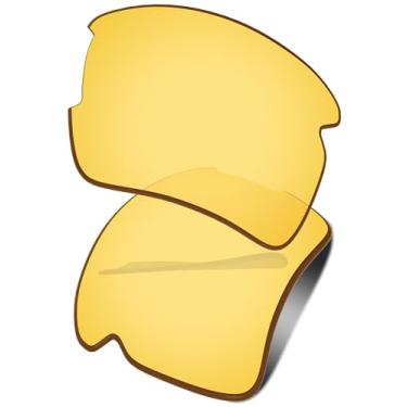 Imagem de Vonxyz Substituição para óculos de sol Oakley Flak 2.0 XL OO9188 – Várias opções, Amarelo de alta intensidade, 0