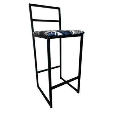 Imagem de Banqueta Alta p/ cozinha, balcão, área externa industrial Madri Assent