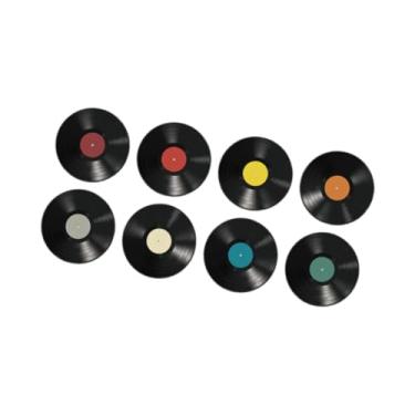 Imagem de IEUDNS Adesivos de discos de, arte de parede, decoração, papel de parede de PVC adesivo e removível, decorativo para sala de estar, festa