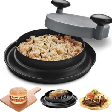 Imagem de Desfiador Triturador Manual De Frango Moedor De Carne Cortador Processador De Alimentos Carnes Legumes Processador Manual De Plástico Desfiar Picardor Frango Bestvirtual Ecommerce (BLACK)