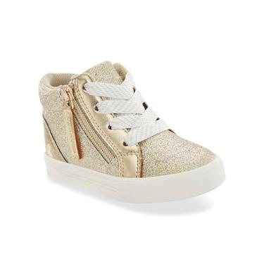 Imagem de OSHKOSH B'GOSH Tênis infantil unissex, Dourado, 21