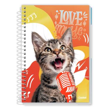 Imagem de Caderno Universitário Feminino Mimo 10 Matérias Credeal Sortido