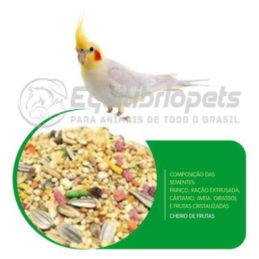 Imagem de Ração Mix para Calopsitas 5 kg - Equilíbrio Animais