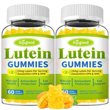 Imagem de Gomas de luteína, vitaminas para os olhos Sijigood com zeaxantina, 120