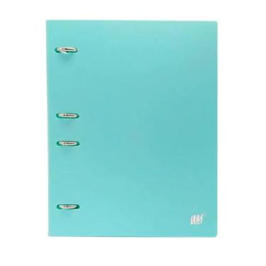 Imagem de Fichário Colegial Yes 4 Argolas Azul Pastel